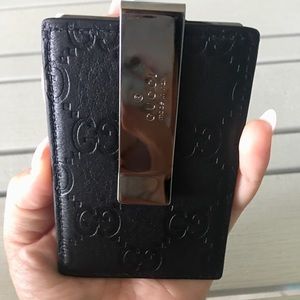 Authentic Gucci money clip with mirror never used